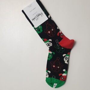 Happy Socks Cat Dog Women Socks EU 36-40 US 5.5- 9.5 Brand New Combed Cotton #41